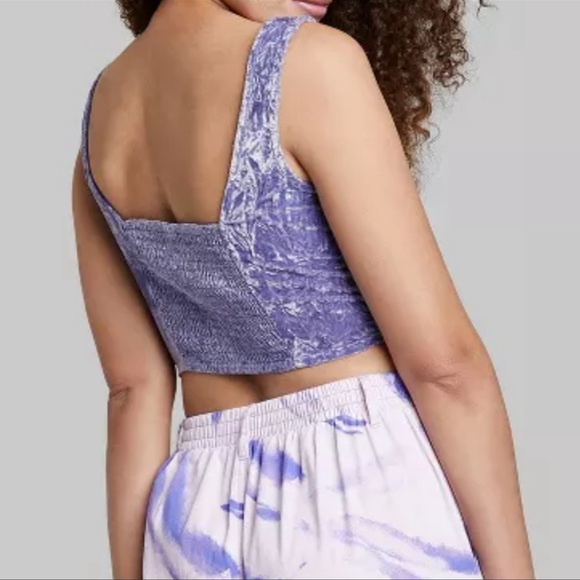 NEW Wild Fable velour crop tank top - Picture 2 of 14